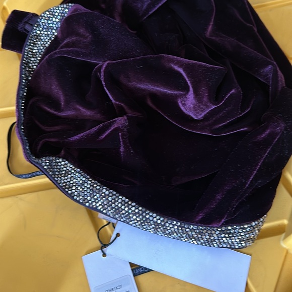 Calvin Klein velvet shrug Burgundy NWT $79 - Picture 2 of 2